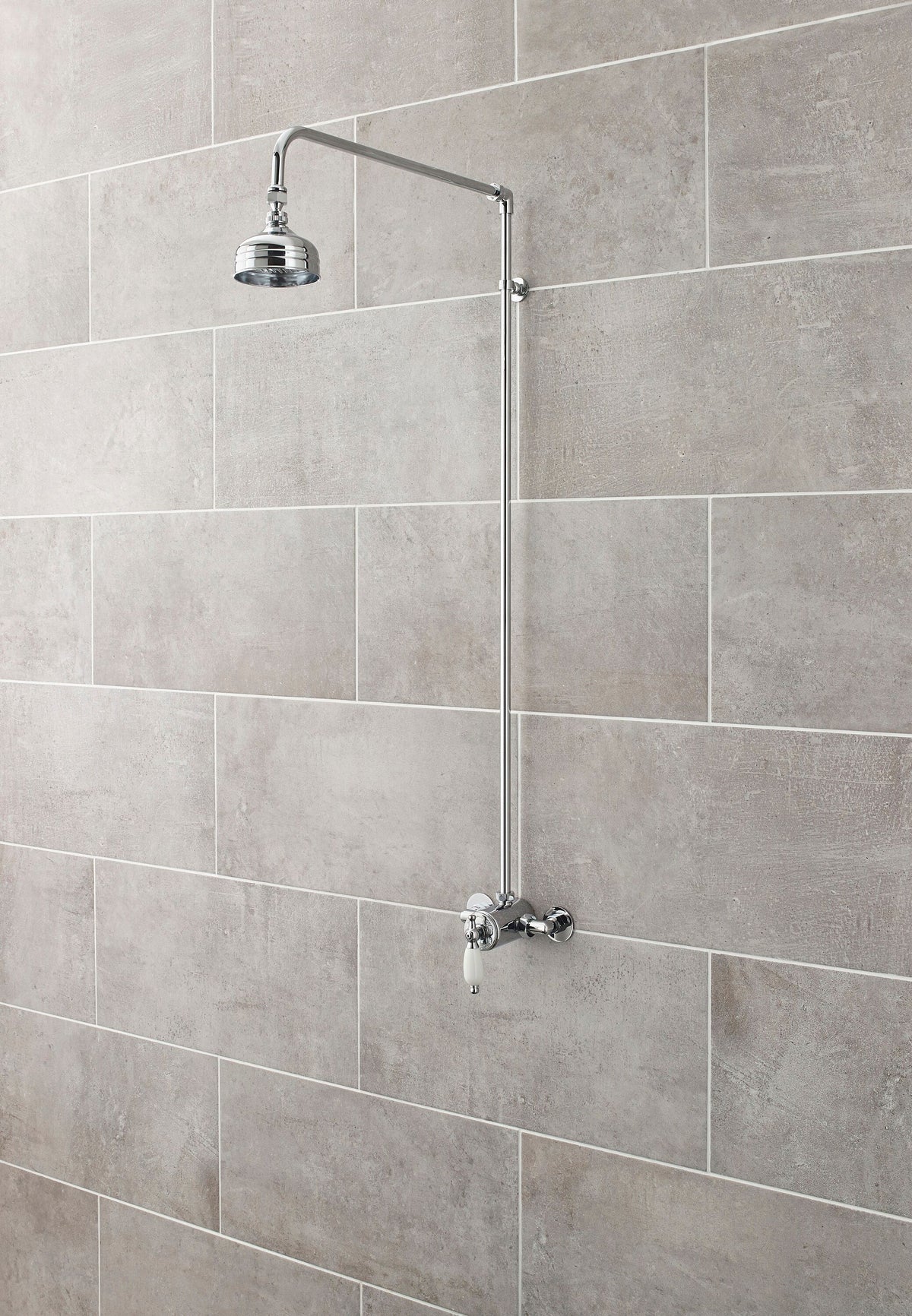 Modern Splash Chrome Rigid Riser Kit