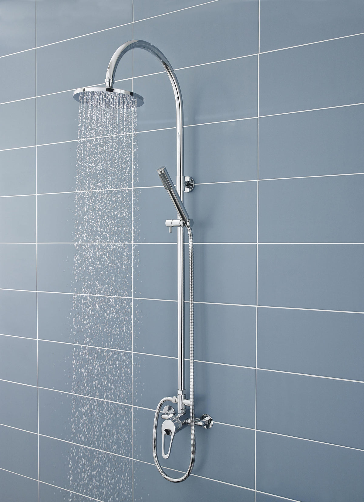 Modern Splash Chrome Round Concealed Or Exposed Shower Valve