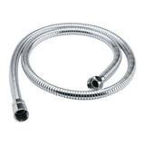 2m Chrome Double Lock Shower Flex