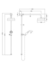Chrome Rigid Riser Kit Dual Function