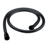 Modern Splash  1.5m Matt Black Double Lock Shower Flex