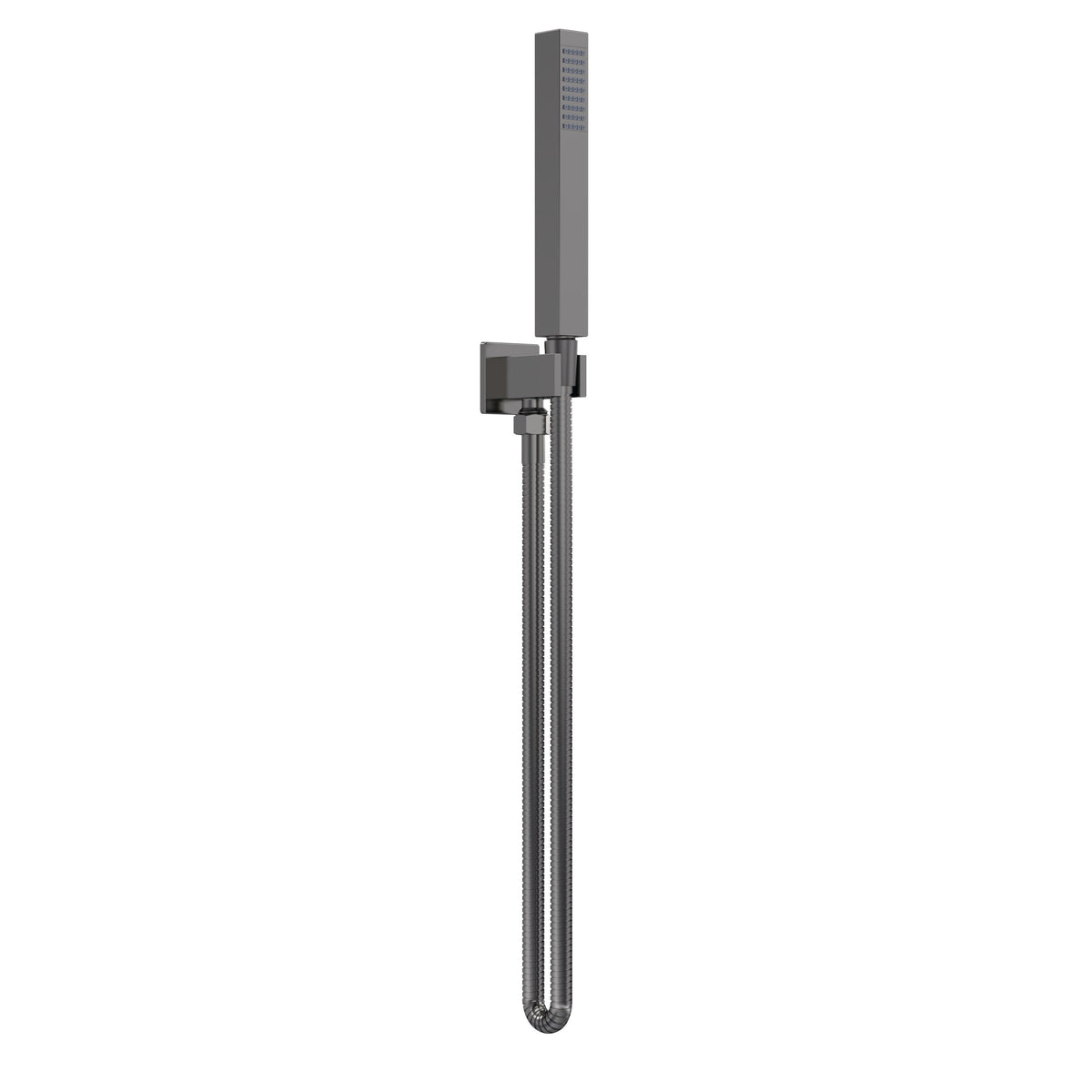 Modern Splash Brushed Pewter Square Shower Handset Kit