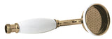 Traditional Brushed Brass Shower Handset