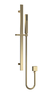 Modern Splash Brushed Brass Shower Slide Rail Kit