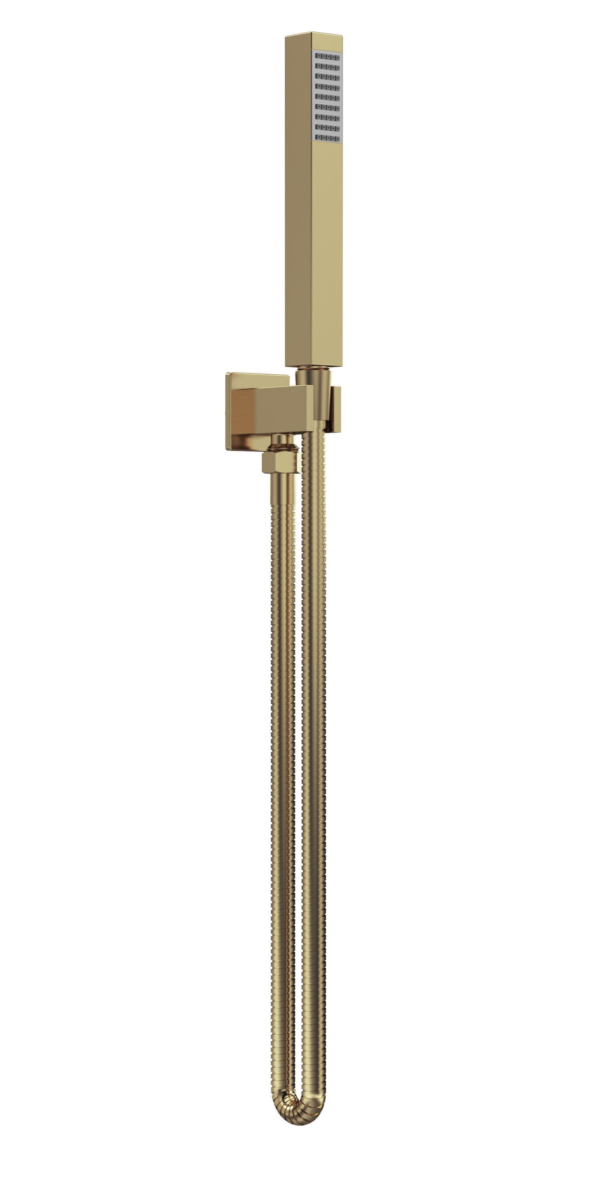 Modern Splash  Brushed Brass Shower Handset Kit