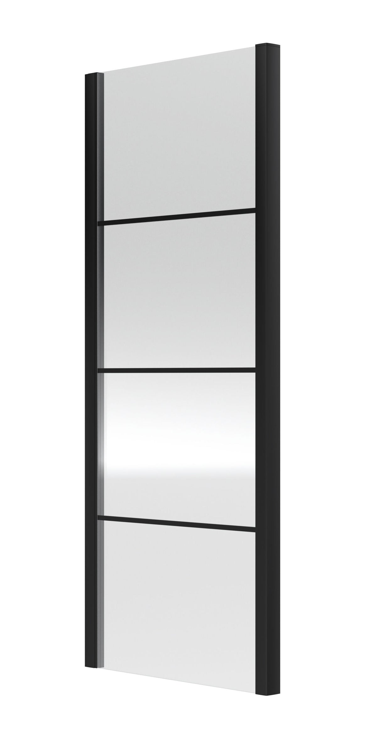 Modern Splash Apex 800mm Matt Black Side Panel