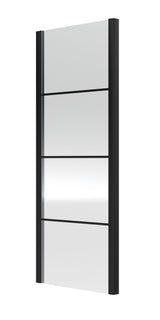 Modern Splash Apex 900mm Matt Black Side Panel
