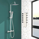 Modern Splash Chrome Thermostatic Shower Mixer