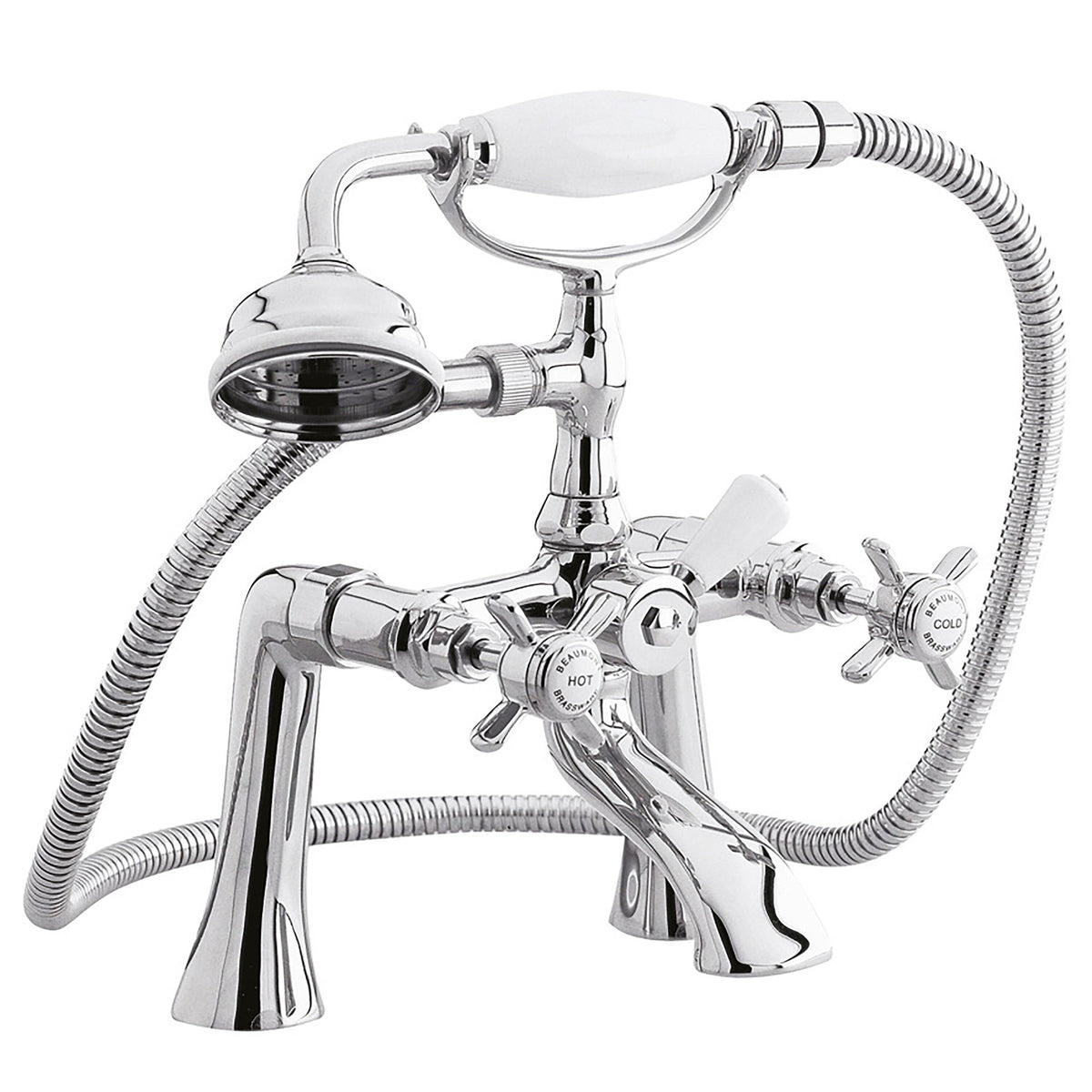 Modern Splash  Alderton Chrome 1/2" Bath Shower Mixer