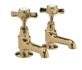 Modern Splash  Alderton Brushed Brass Basin Taps