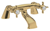 Modern Splash  Alderton Brushed Brass Bath Filler