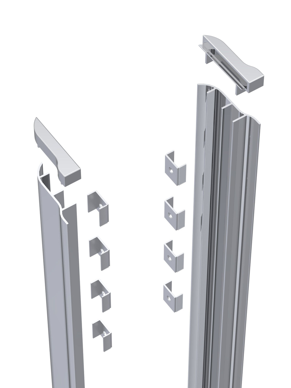 Modern Splash Chrome Screw Cover Kit