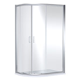 Modern Splash 1200mm Chrome Offset Quadrant Shower Enclosure