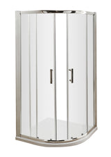 Modern Splash Pacific 900mm Chrome Quadrant Shower Enclosure - Square T Shape Handle