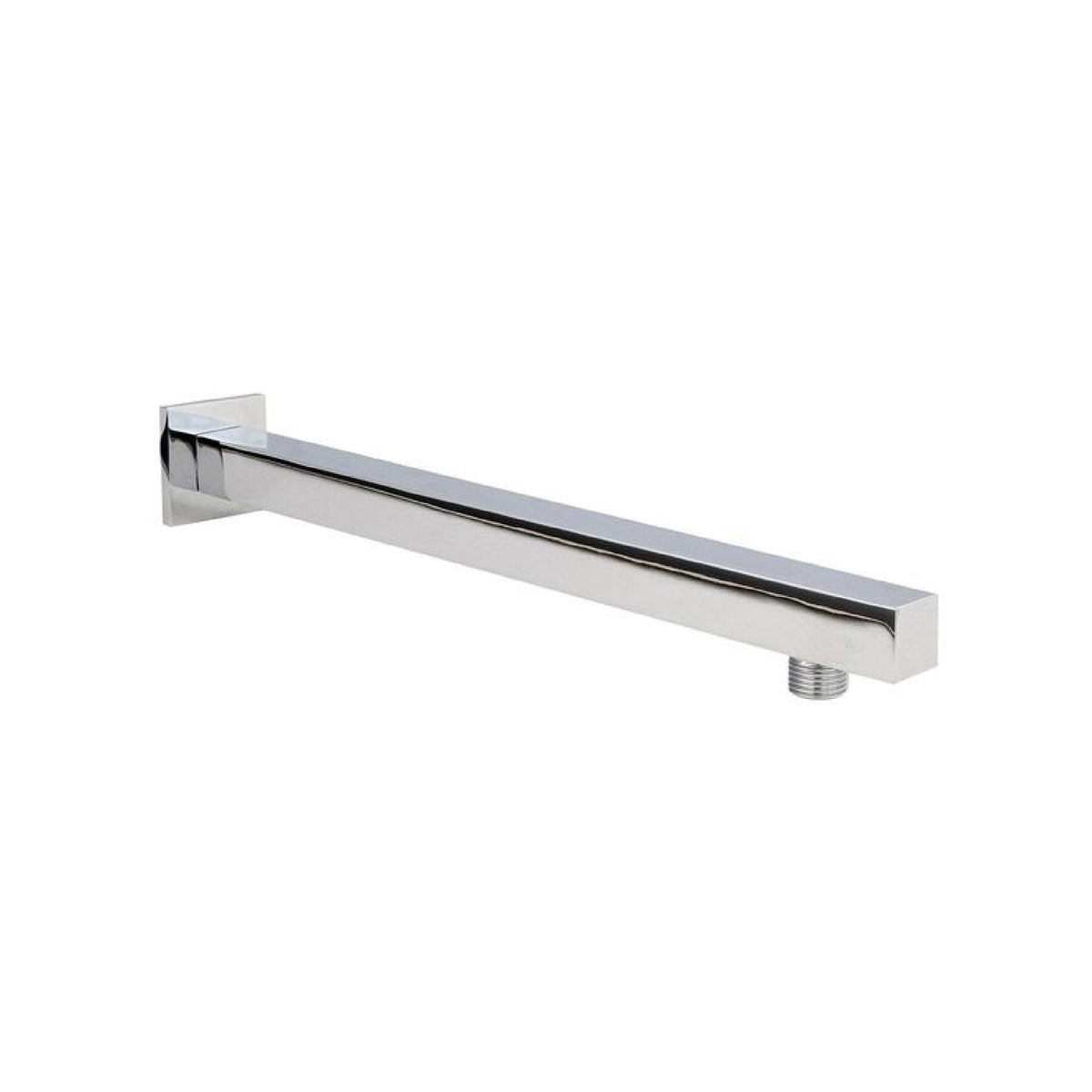 Modern Splash Square Chrome Wall-Mounted Shower Arm
