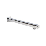 Modern Splash Square Chrome Wall-Mounted Shower Arm