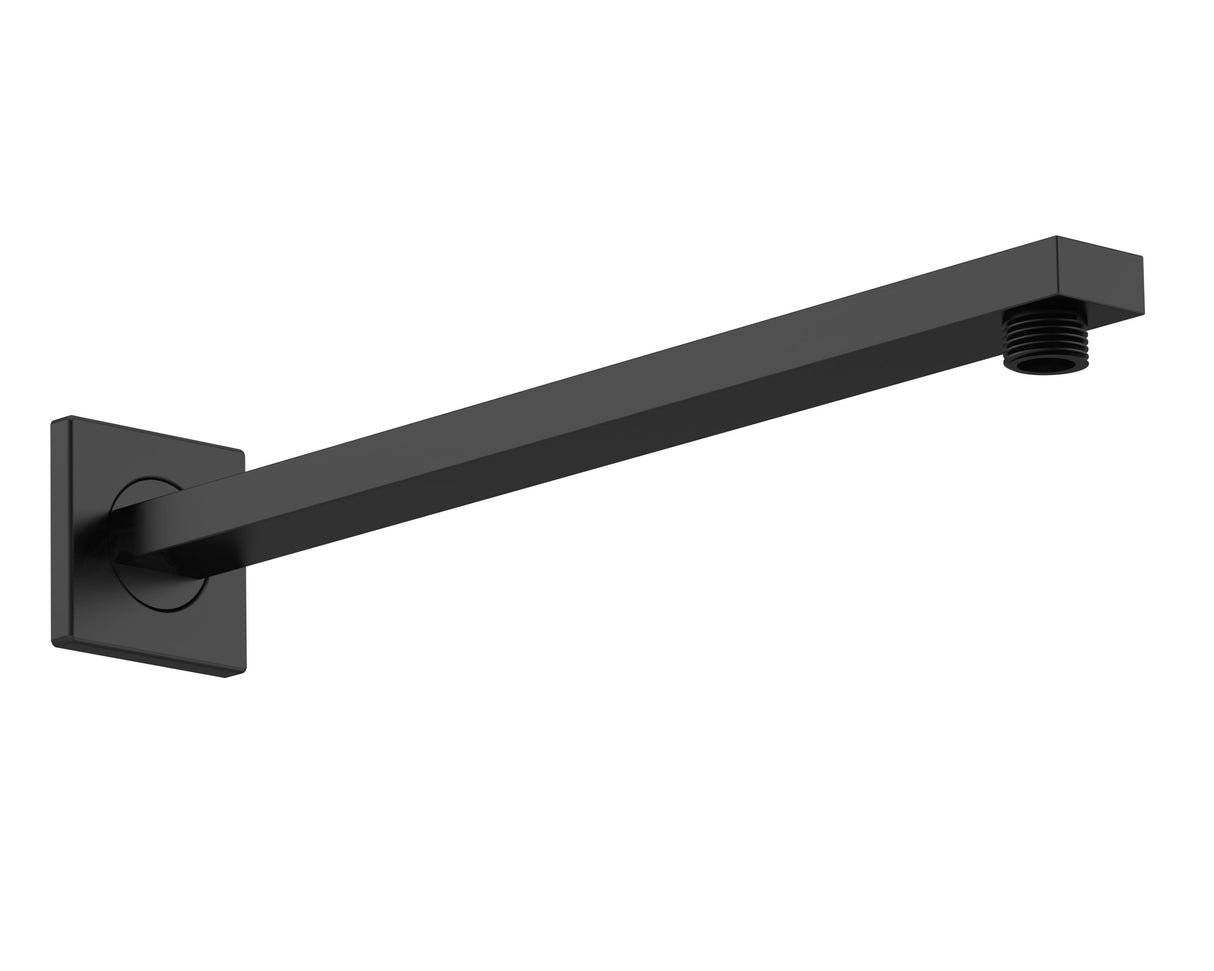 Matt Black Wall-Mounted Shower Arm