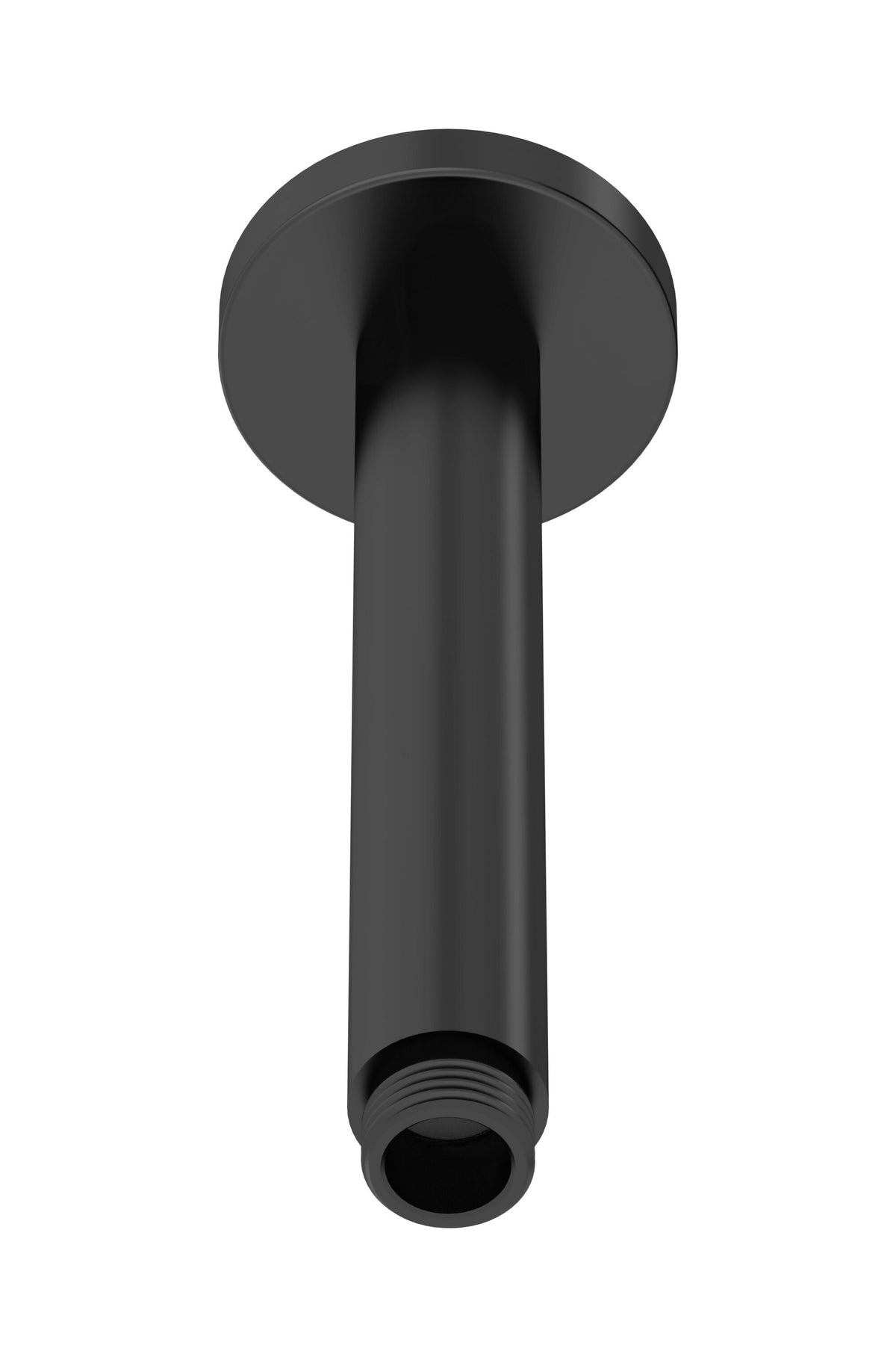 Modern Splash  Matt Black Wall-Mounted Shower Arm