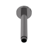 Modern Splash 150mm Round Brushed Pewter Ceiling-Mounted Shower Arm