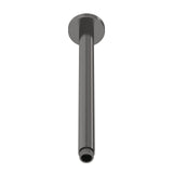 Modern Splash 300mm Round Brushed Pewter Ceiling-Mounted Shower Arm