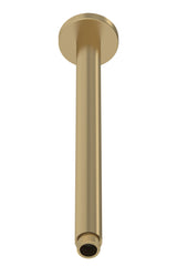 Brushed Brass Ceiling-Mounted Shower Arm