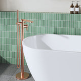 Modern Splash Brushed Bronze Bath Shower Mixer With Kit