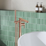 Modern Splash Brushed Bronze Bath Shower Mixer With Kit