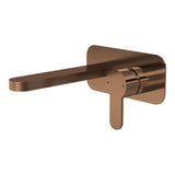 Modern Splash Brushed Bronze Tap Hole Basin Mixer With Plate