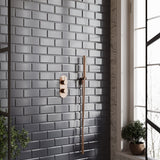 Modern Splash Brushed Bronze Twin Thermostatic Shower Valve