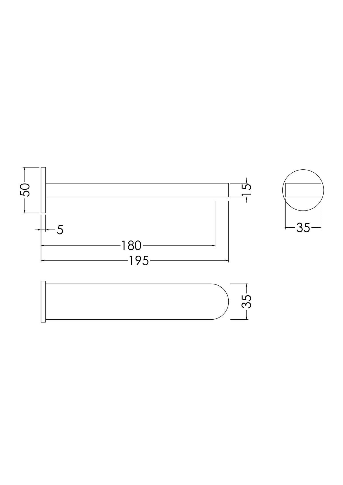Modern Splash Chrome Bath Mixer