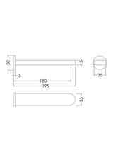 Modern Splash Chrome Bath Mixer