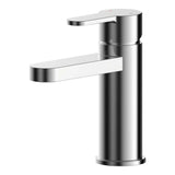 Modern Splash Chrome Mini Basin Mixer With Push Button Waste