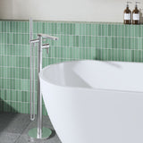 Modern Splash Chrome Freestanding Bath Shower Mixer