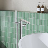 Modern Splash Chrome Freestanding Bath Shower Mixer