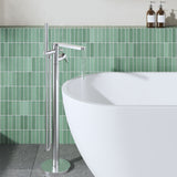 Modern Splash Chrome Freestanding Bath Shower Mixer