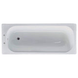 Arley Pro Contract 1700mm 2 Tap Hole Single Ended Steel Bath