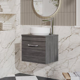 Modern Splash 500mm Wall Hung Vanity Unit With Co-ordinating Worktop