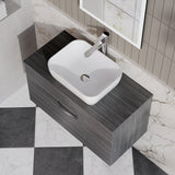 Modern Splash 800mm 1 Drawer Wall Hung Vanity Unit With Co-ordinating Worktop