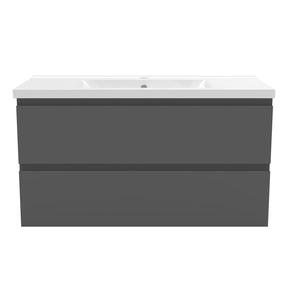 Modern Splash Grey Wall Mounted Vanity Units-Y-254B+Y-T-100A