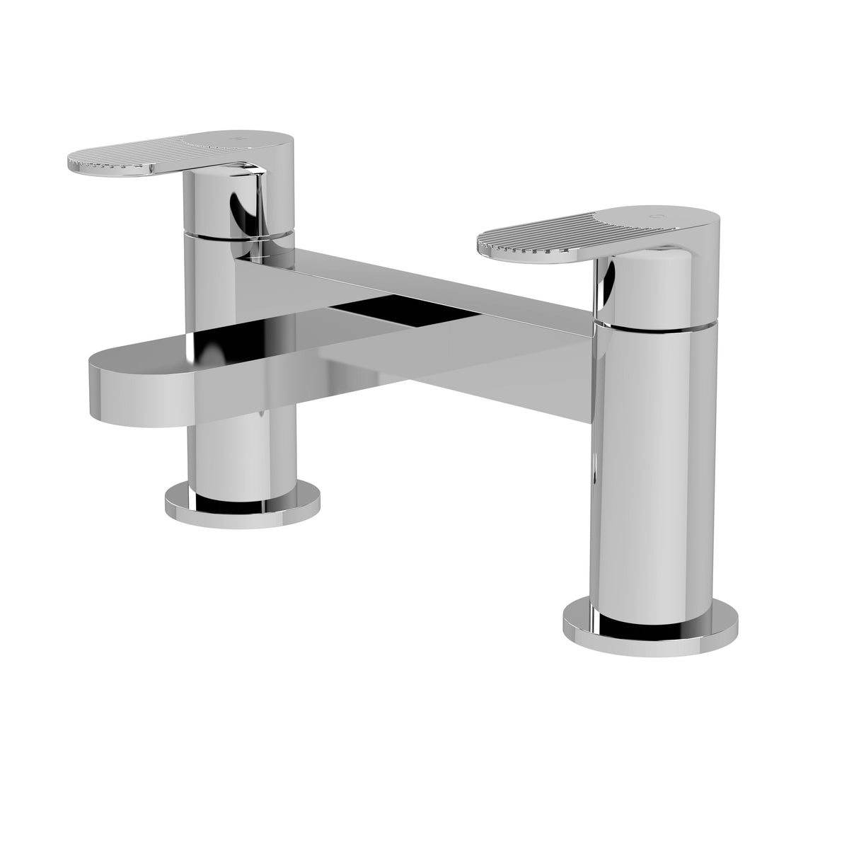 Modern Splash Cyprus Chrome Deck Mounted Bath Filler