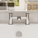 Modern Splash Cyprus Chrome Deck Mounted Bath Filler