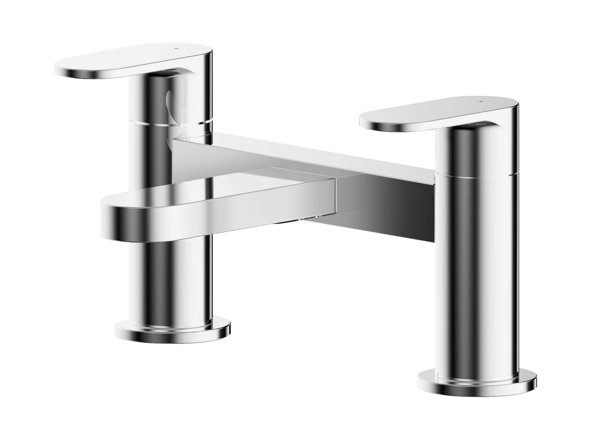 Modern Splash Binsey Chrome Deck Mounted Bath Filler