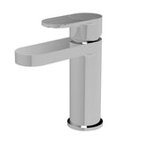 Modern Splash Chrome Fluted Mono Basin Mixer With Push Button Waste