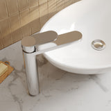 Modern Splash Cyprus Chrome High Rise Mono Basin Mixer