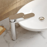 Modern Splash Binsey Chrome High Rise Mono Basin Mixer