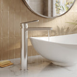 Modern Splash Binsey Chrome High Rise Mono Basin Mixer
