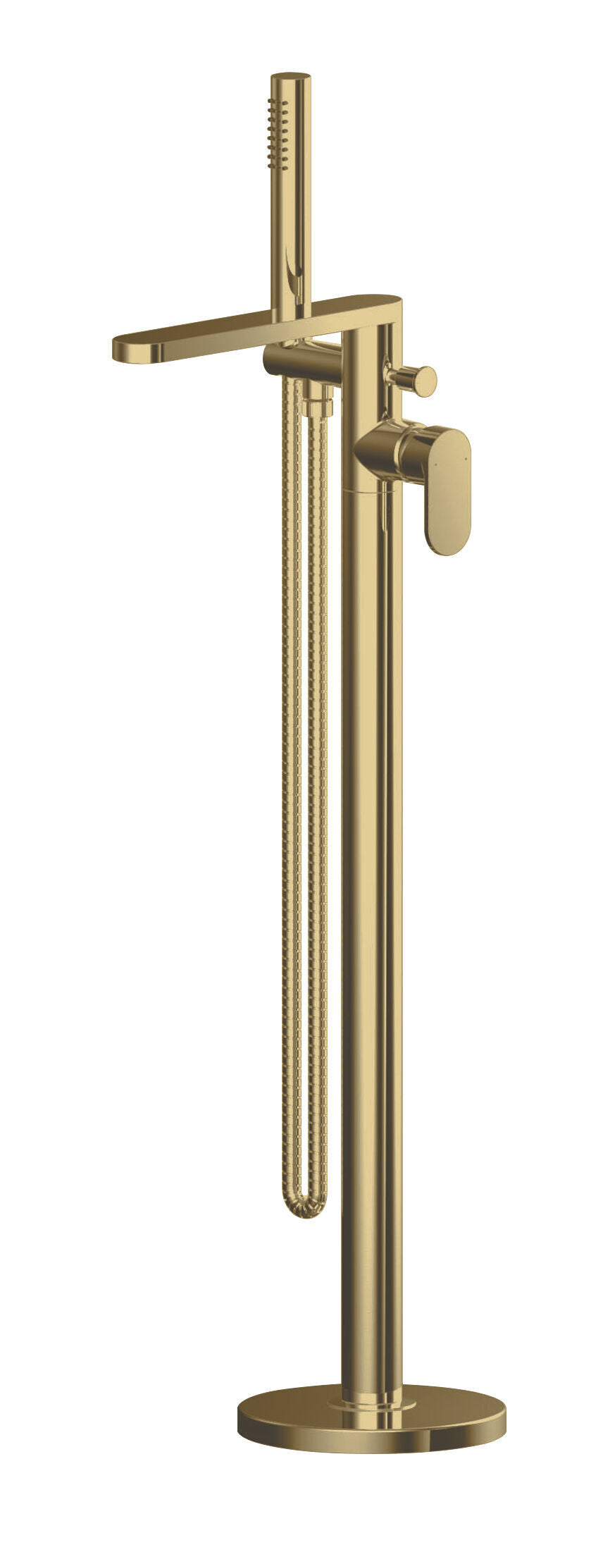 Modern Splash Binsey Brushed Brass Freestanding Bath Shower Mixer