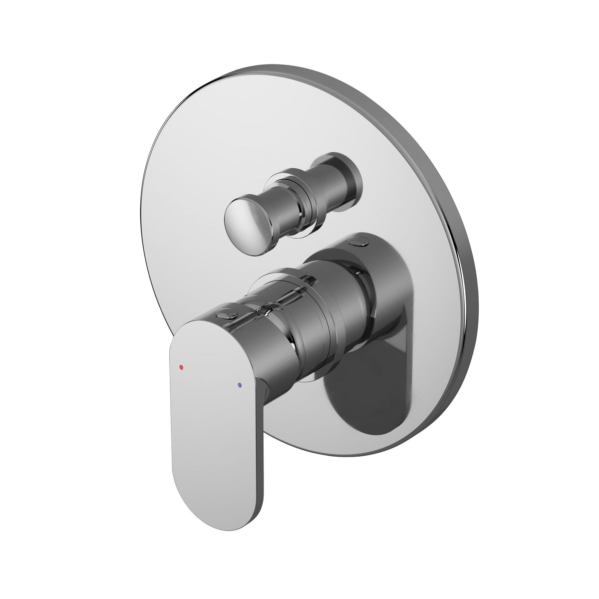 Modern Splash Chrome Manual Shower Valve With Diverter