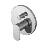 Modern Splash Chrome Manual Shower Valve With Diverter