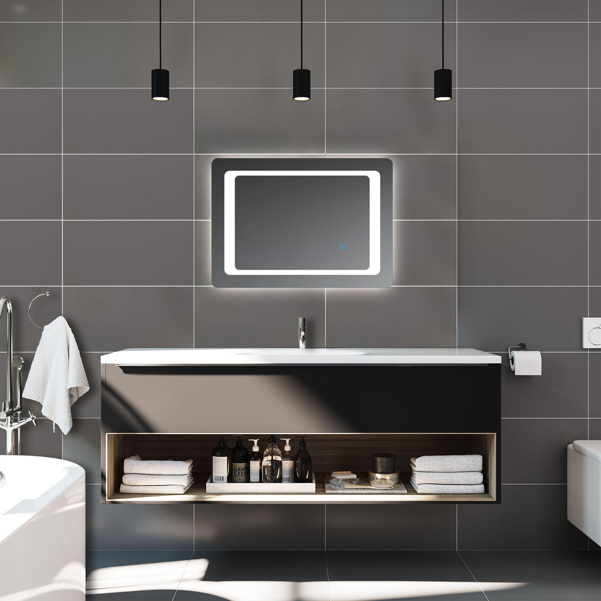 Modern Splash Led Mirror- BM-1029-4